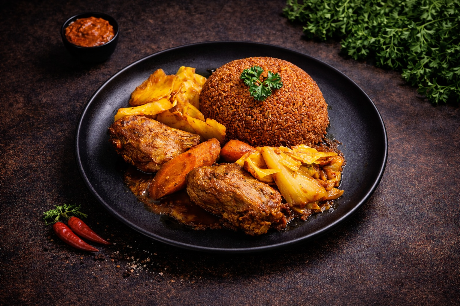 Tiéboudiène au Poulet