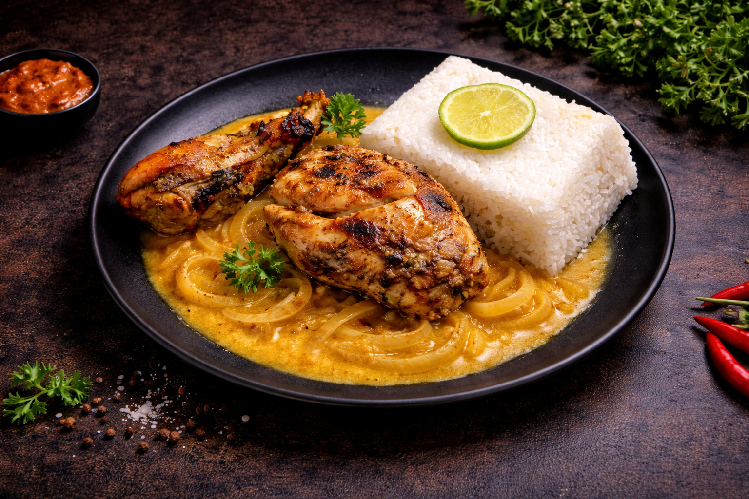 Poulet Yassa Grillé